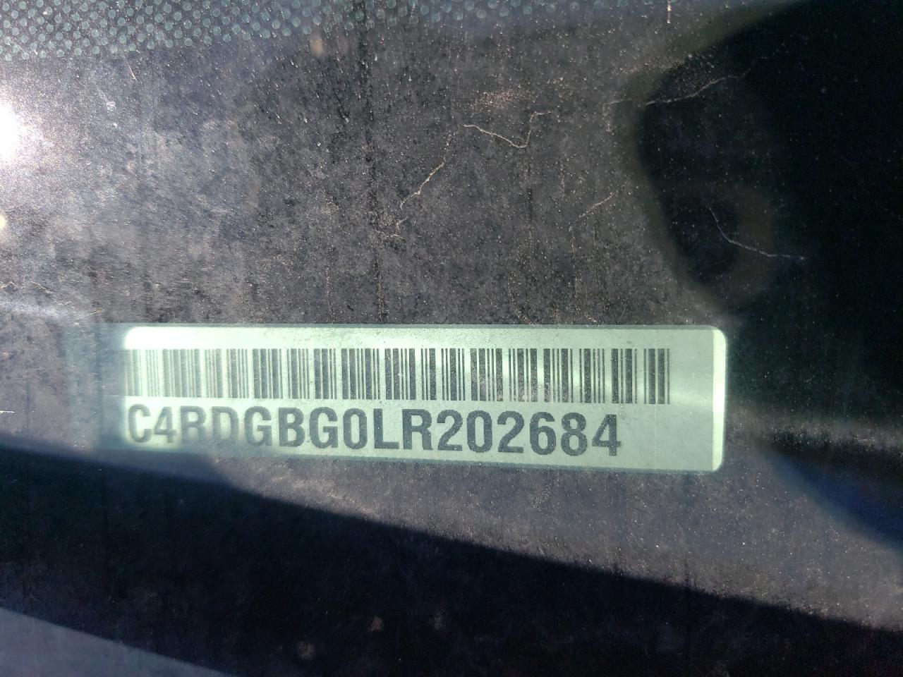 2020 Dodge Grand Caravan Se VIN: 2C4RDGBG0LR202684 Lot: 53478535