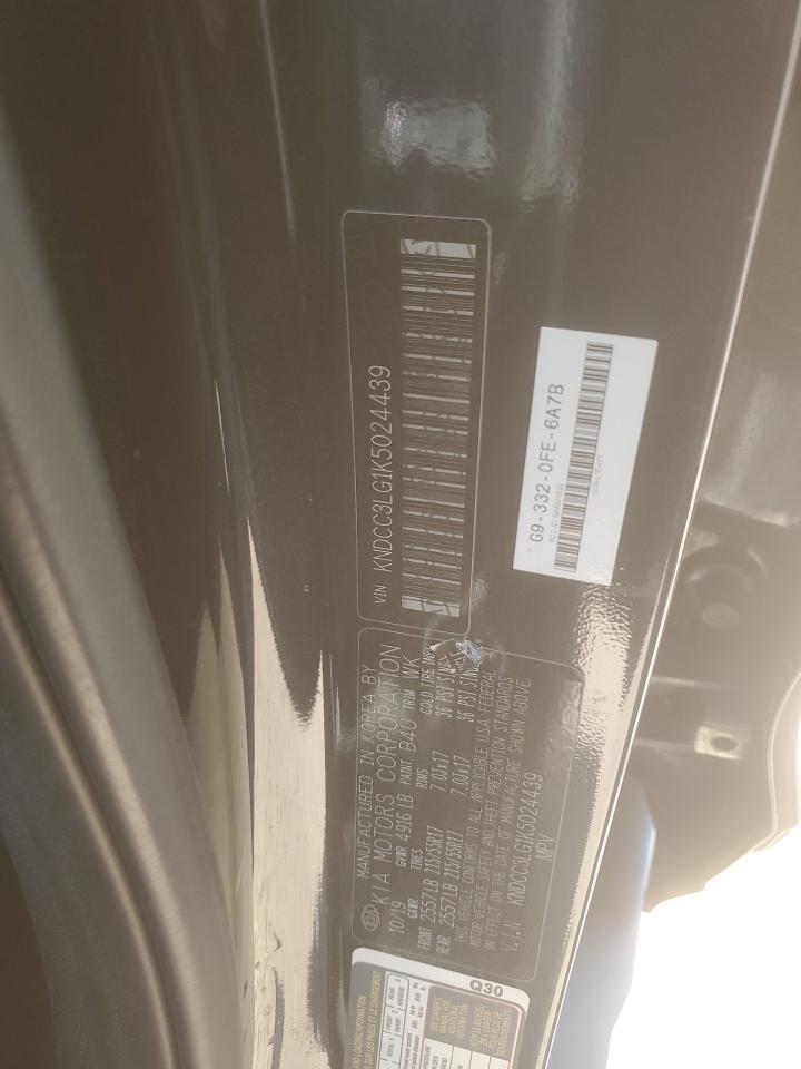 2019 Kia Niro Ex VIN: KNDCC3LG1K5024439 Lot: 54914185