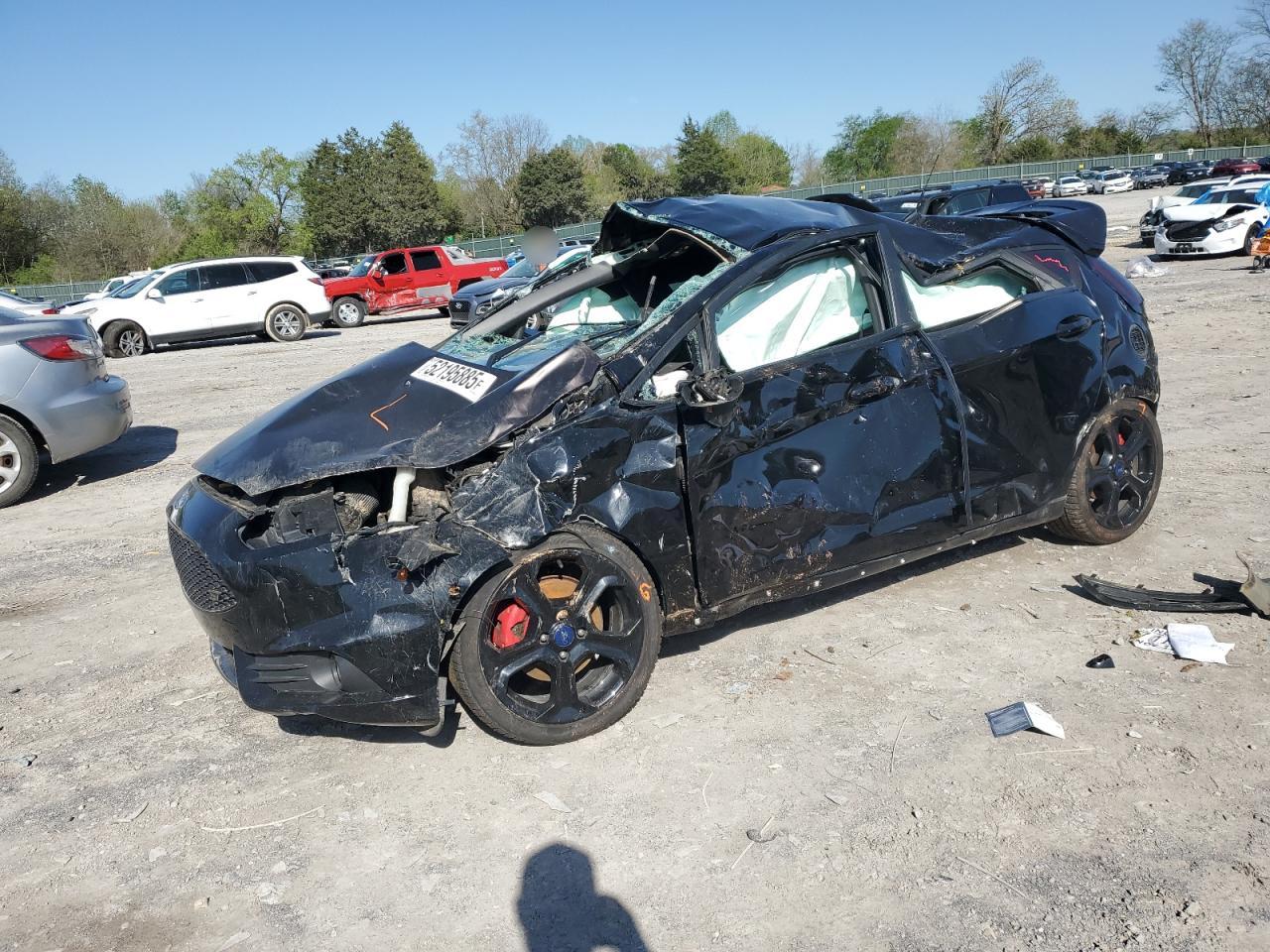 2017 Ford Fiesta St na sprzedaż w Madisonville, TN - Rollover