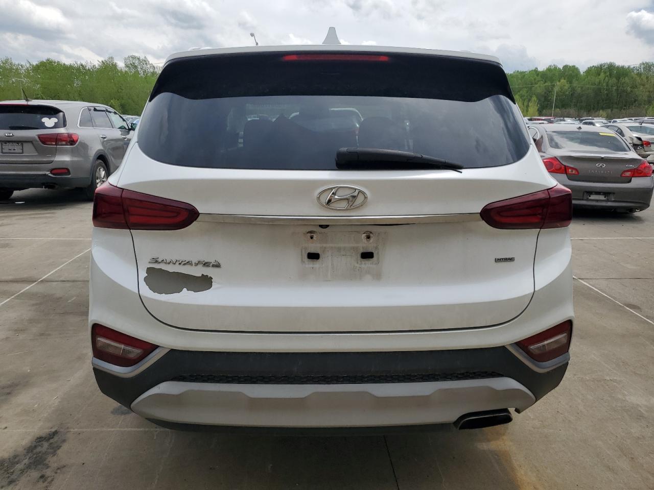 2019 Hyundai Santa Fe Sel VIN: 5NMS3CADXKH122841 Lot: 53617865