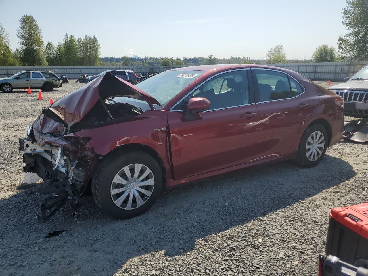 2020 Toyota Camry Le იყიდება Arlington-ში, WA - Front End