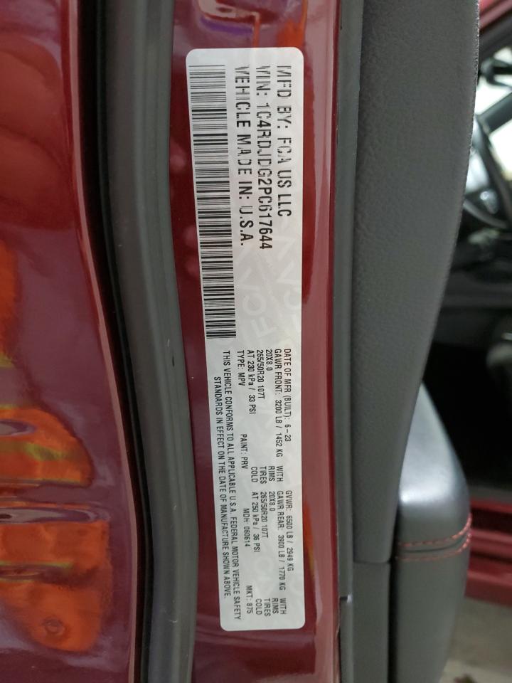1c4rdjdg2pc617644 1C4RDJDG2PC617644 2023 Dodge Durango Gt