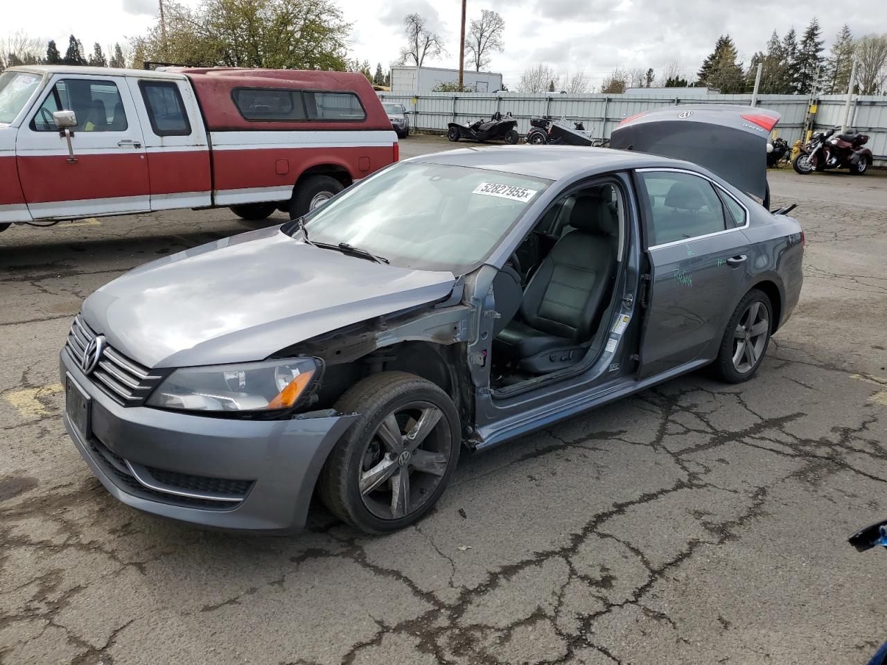 2013 Volkswagen Passat Se for Sale in Woodburn, OR - Front End
