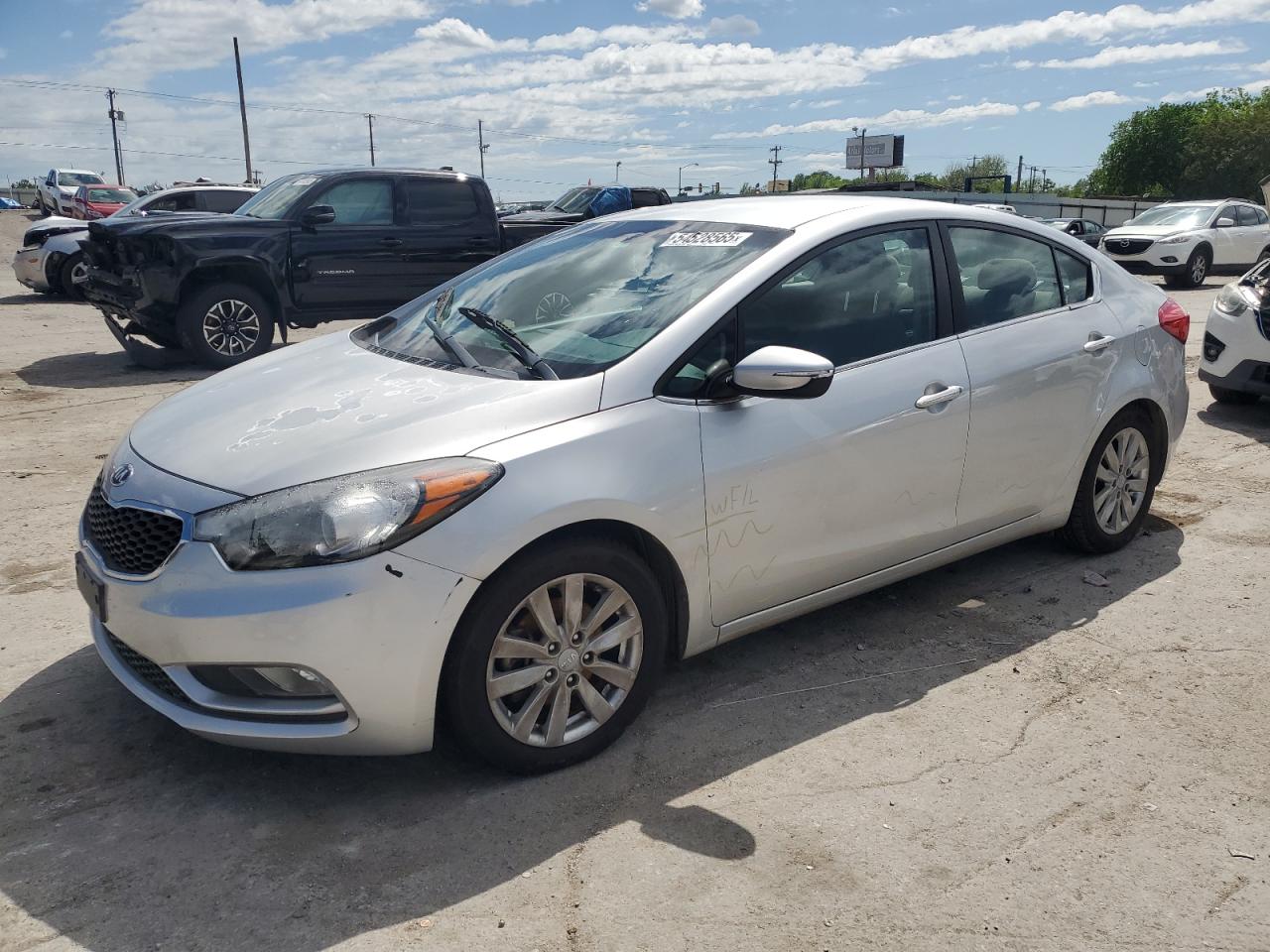2014 Kia Forte Ex na sprzedaż w Oklahoma City, OK - Water/Flood