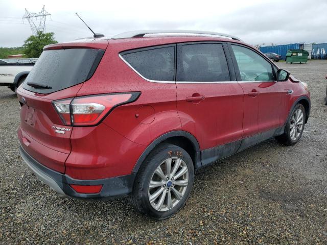  FORD ESCAPE 2017 Czerwony