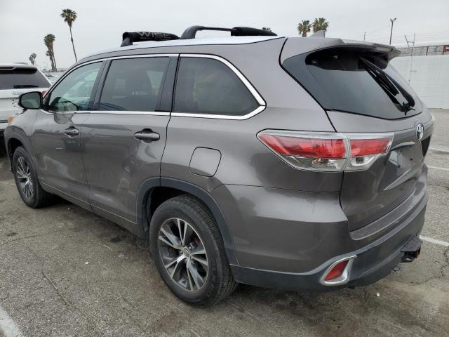  TOYOTA HIGHLANDER 2016 Сірий