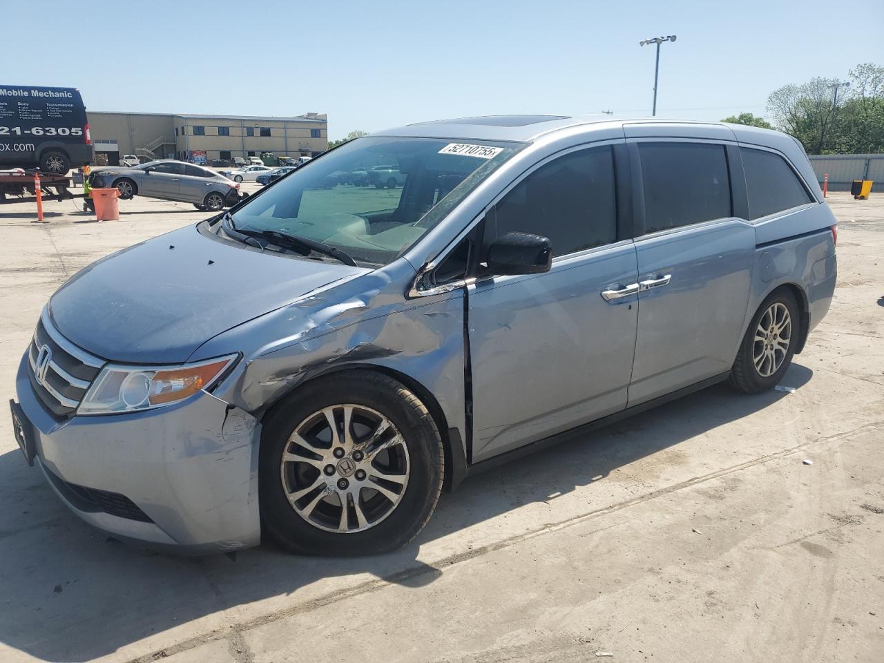 2013 Honda Odyssey Exl for Sale in Wilmer, TX - Front End