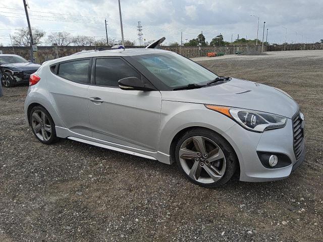 Coupet HYUNDAI VELOSTER 2014 Srebrny