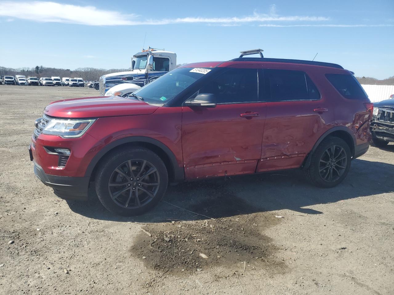 2019 Ford Explorer Xlt en Venta en Assonet, MA - Side