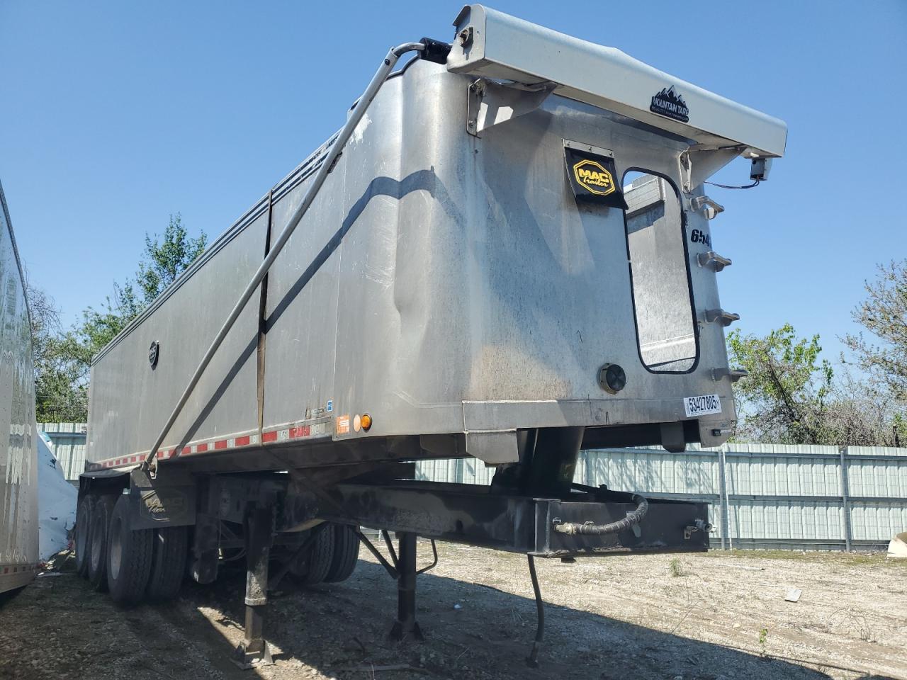 2019 Mac End Dump Trailer للبيع في Kansas City، KS - Rollover