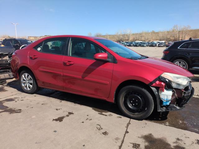  TOYOTA COROLLA 2015 Czerwony