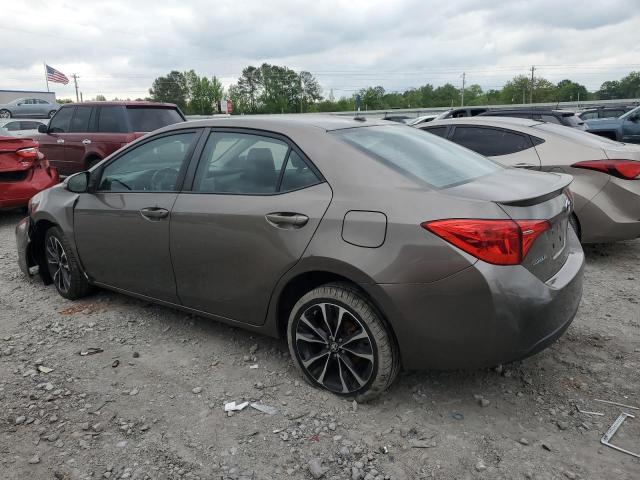  TOYOTA COROLLA 2017 Коричневый