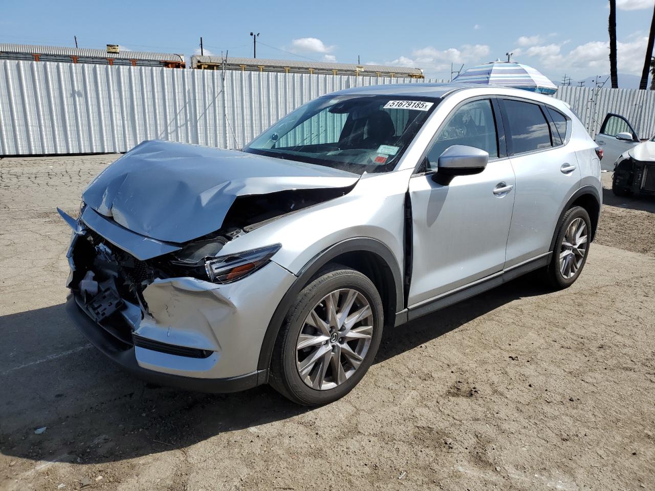 2020 Mazda Cx-5 Grand Touring en Venta en Van Nuys, CA - Front End