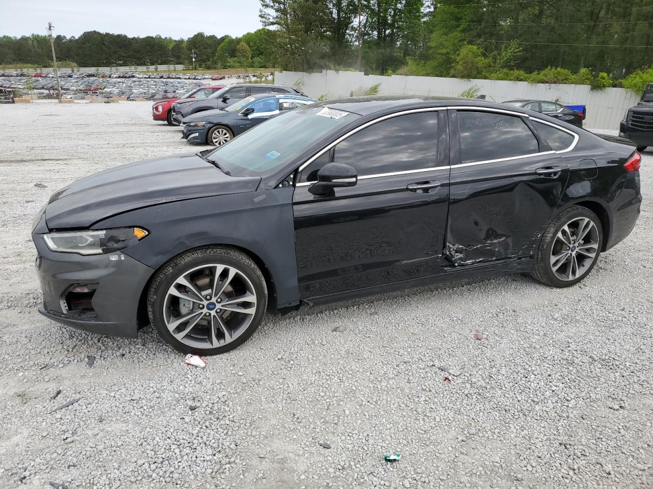 2019 Ford Fusion Titanium for Sale in Fairburn, GA - Side
