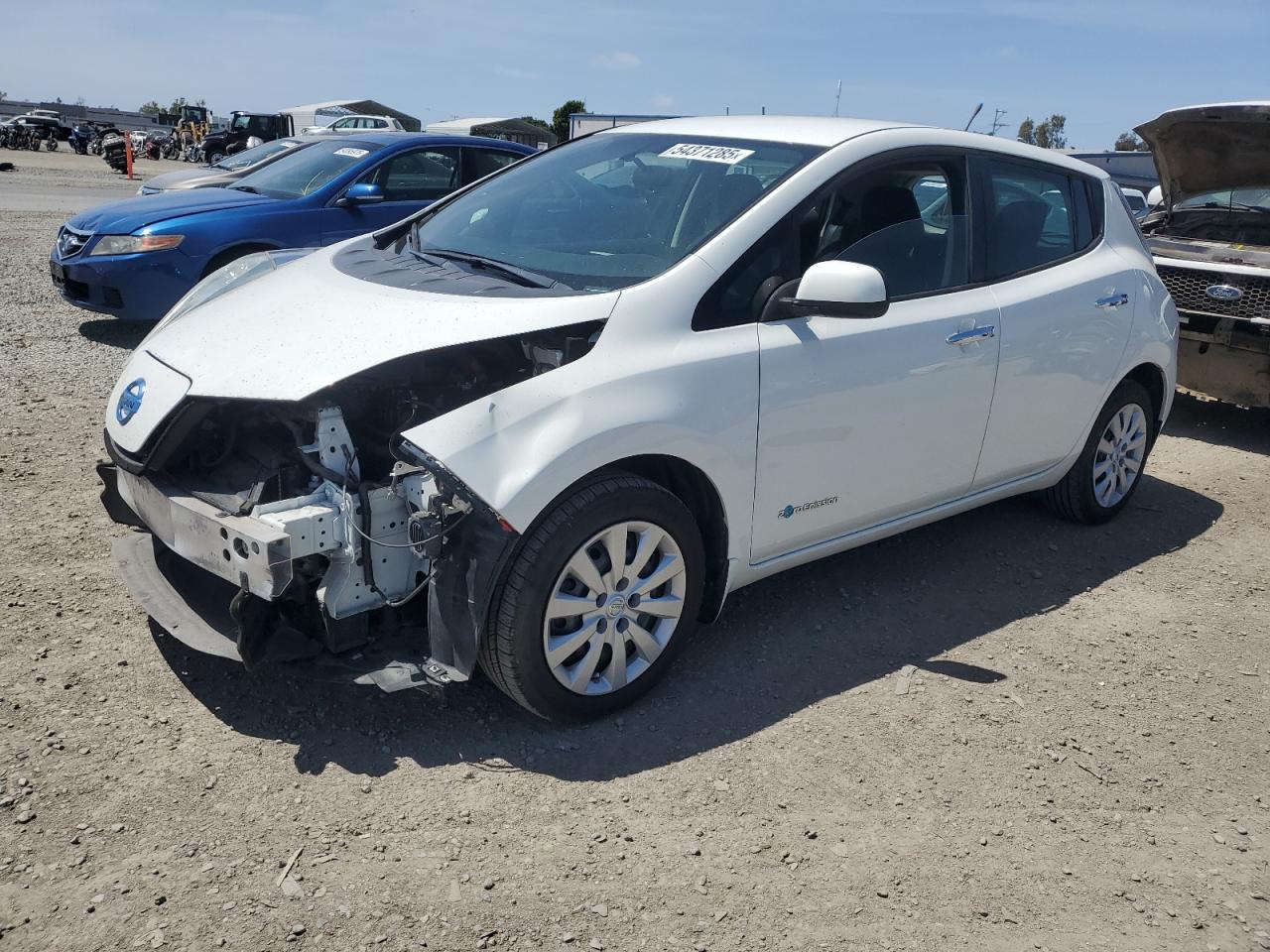 2013 Nissan Leaf S en Venta en San Diego, CA - Front End