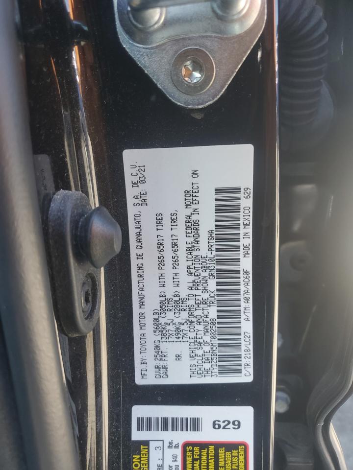 2021 Toyota Tacoma Double Cab VIN: 3TYDZ5BN5MT002508 Lot: 54532045