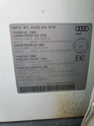 2017 AUDI Q5 TECHNIK
