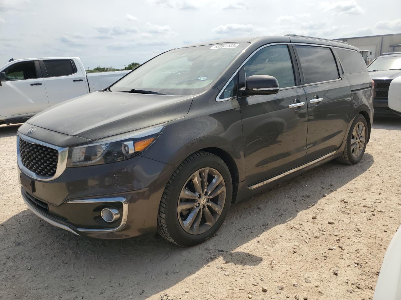 2016 Kia Sedona Sxl იყიდება San Antonio-ში, TX - Hail