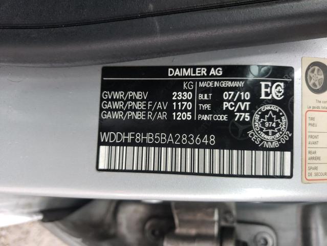 2011 MERCEDES-BENZ E 350 4MATIC