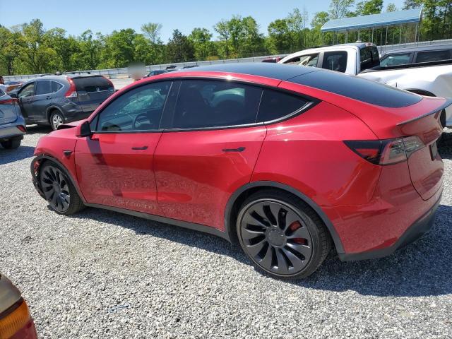  TESLA MODEL Y 2023 Czerwony