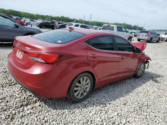  HYUNDAI ELANTRA 2015 Красный