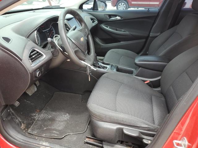 Седани CHEVROLET CRUZE 2017 Червоний