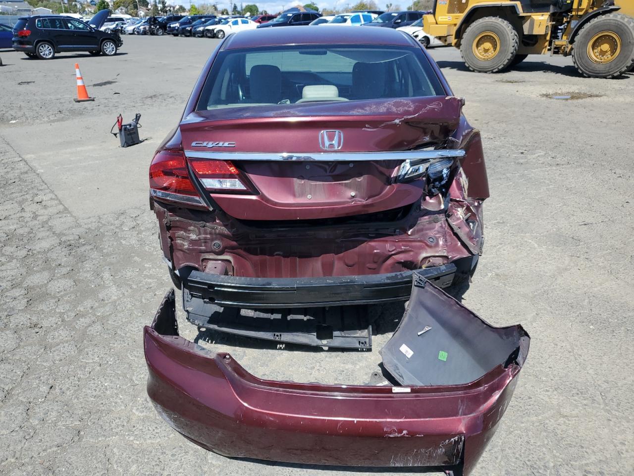 2013 Honda Civic Lx VIN: 2HGFB2F59DH526908 Lot: 51811575