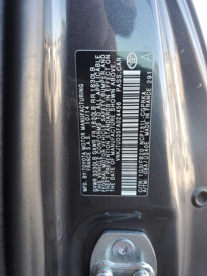 vnkjtud35fa024456 VNKJTUD35FA024456 2015 Toyota Yaris