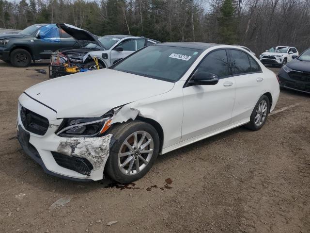 2018 MERCEDES-BENZ C 300 4MATIC for sale at Copart ON - COOKSTOWN