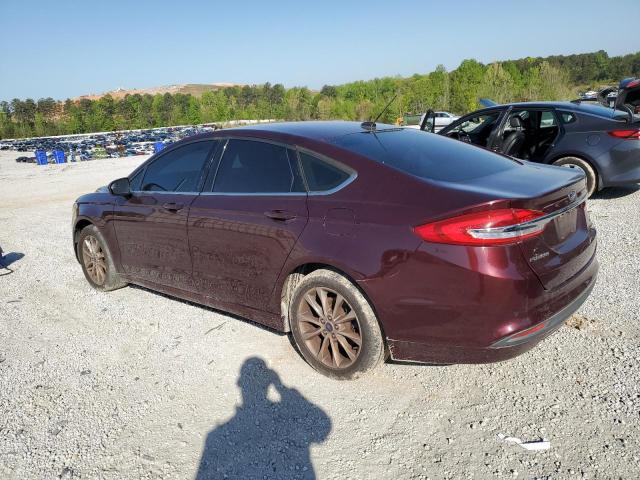 Sedans FORD FUSION 2017 Burgundy