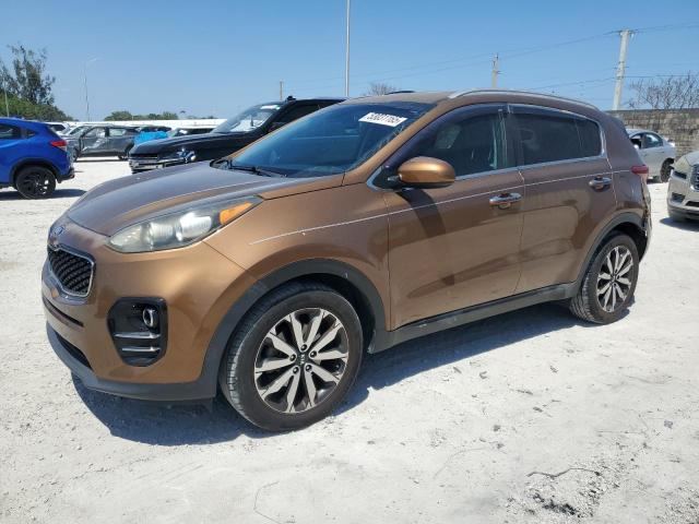  KIA SPORTAGE 2017 Brown
