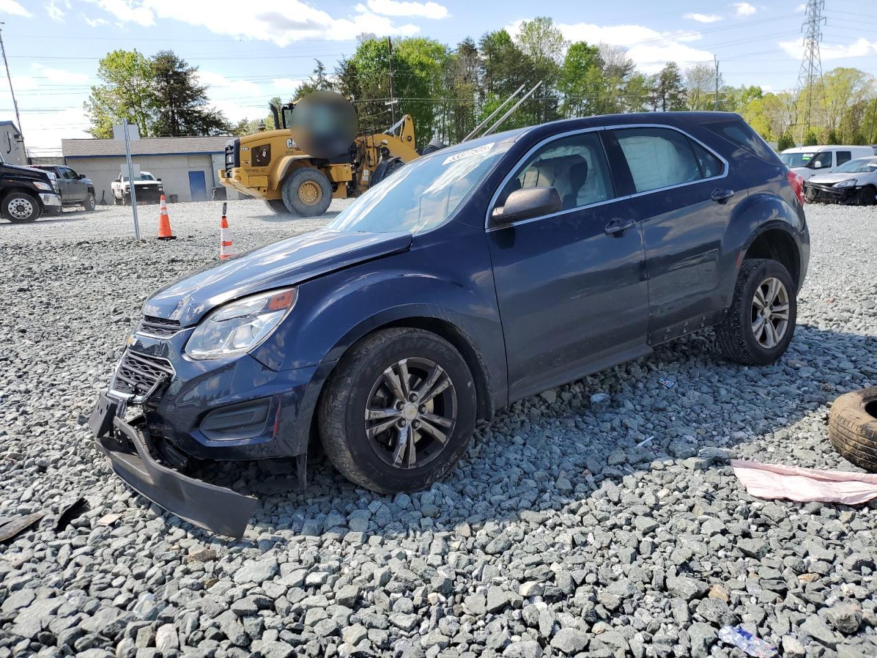 2016 Chevrolet Equinox Ls zu verkaufen in Mebane, NC - Front End