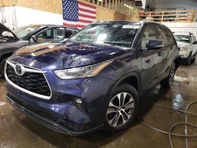  TOYOTA HIGHLANDER 2023 Синий