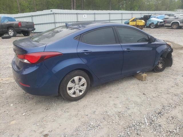  HYUNDAI ELANTRA 2016 Синий