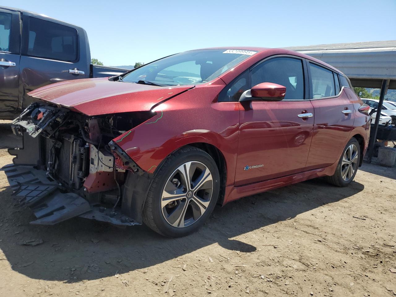 2018 Nissan Leaf S за продажба в San Martin, CA - Front End