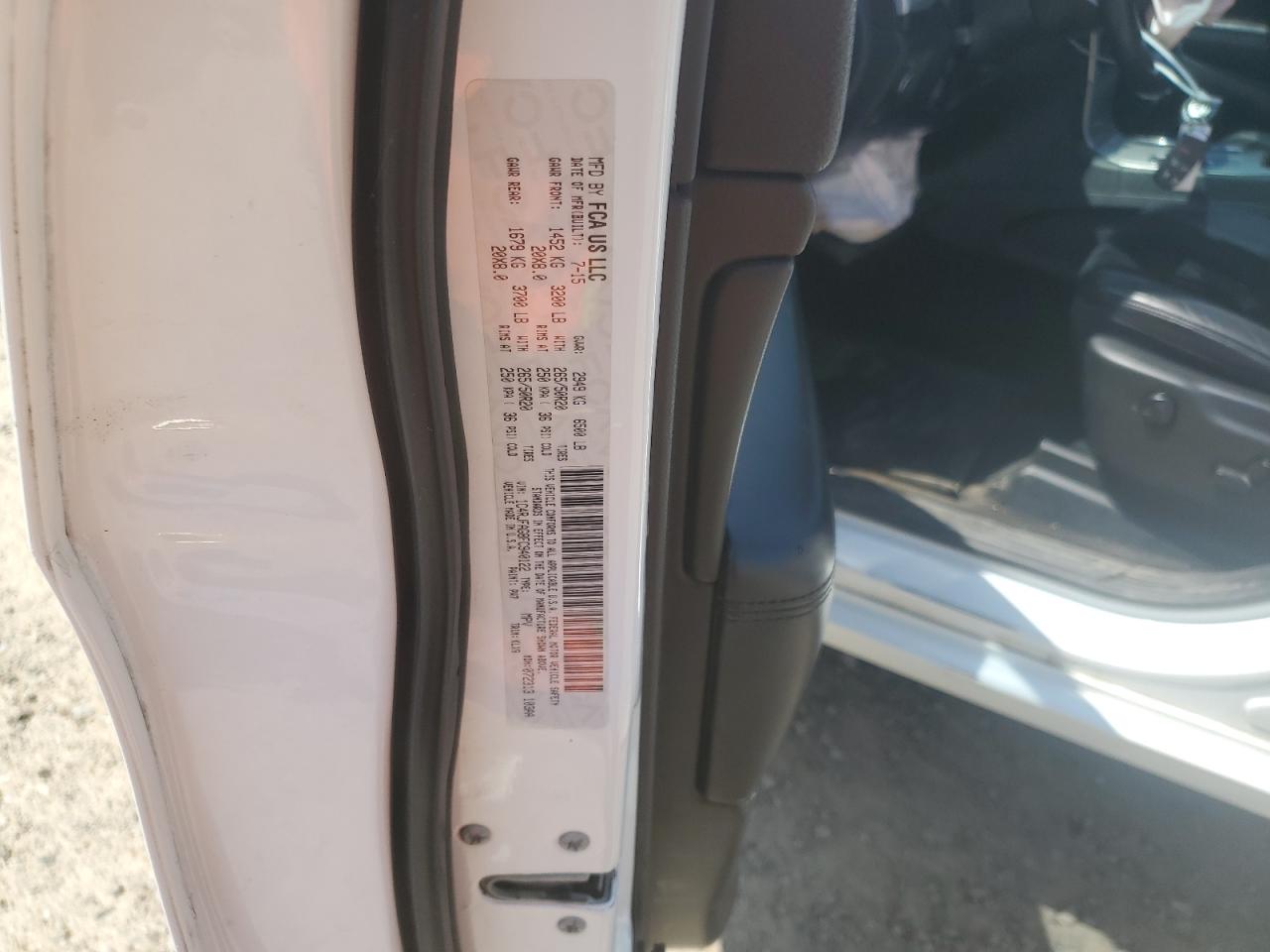 2015 Jeep Grand Cherokee Laredo VIN: 1C4RJFAG8FC940122 Lot: 54410475