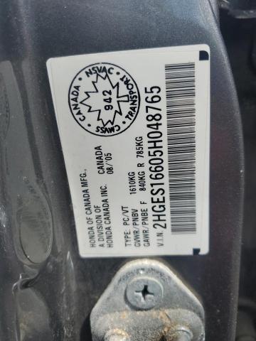 2005 HONDA CIVIC LX