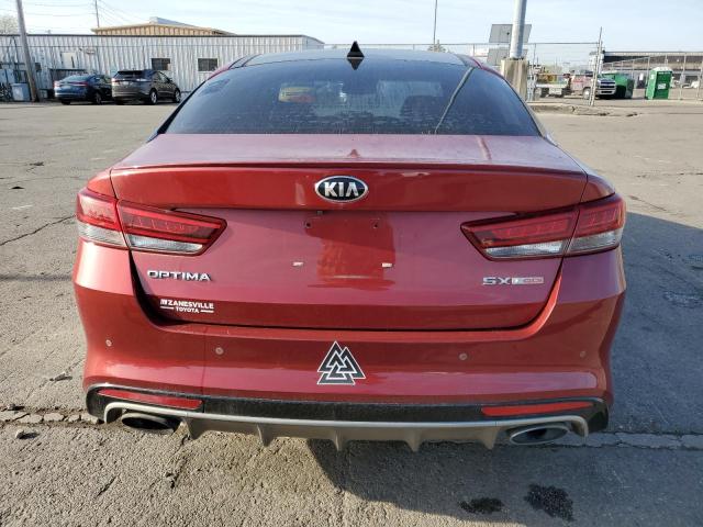 Sedans KIA OPTIMA 2016 Red