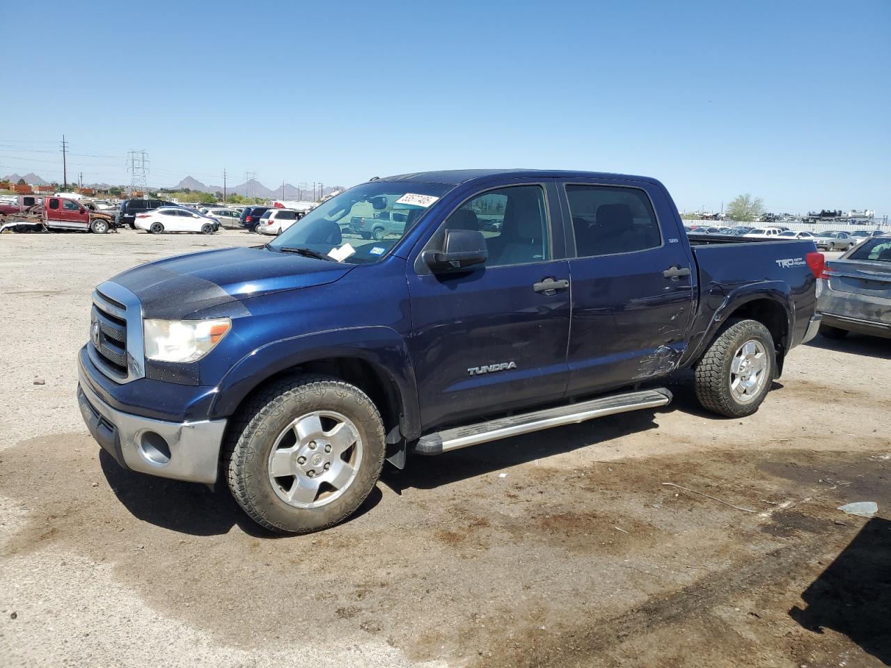 2012 Toyota Tundra Crewmax Sr5 продається в Tucson, AZ - Side