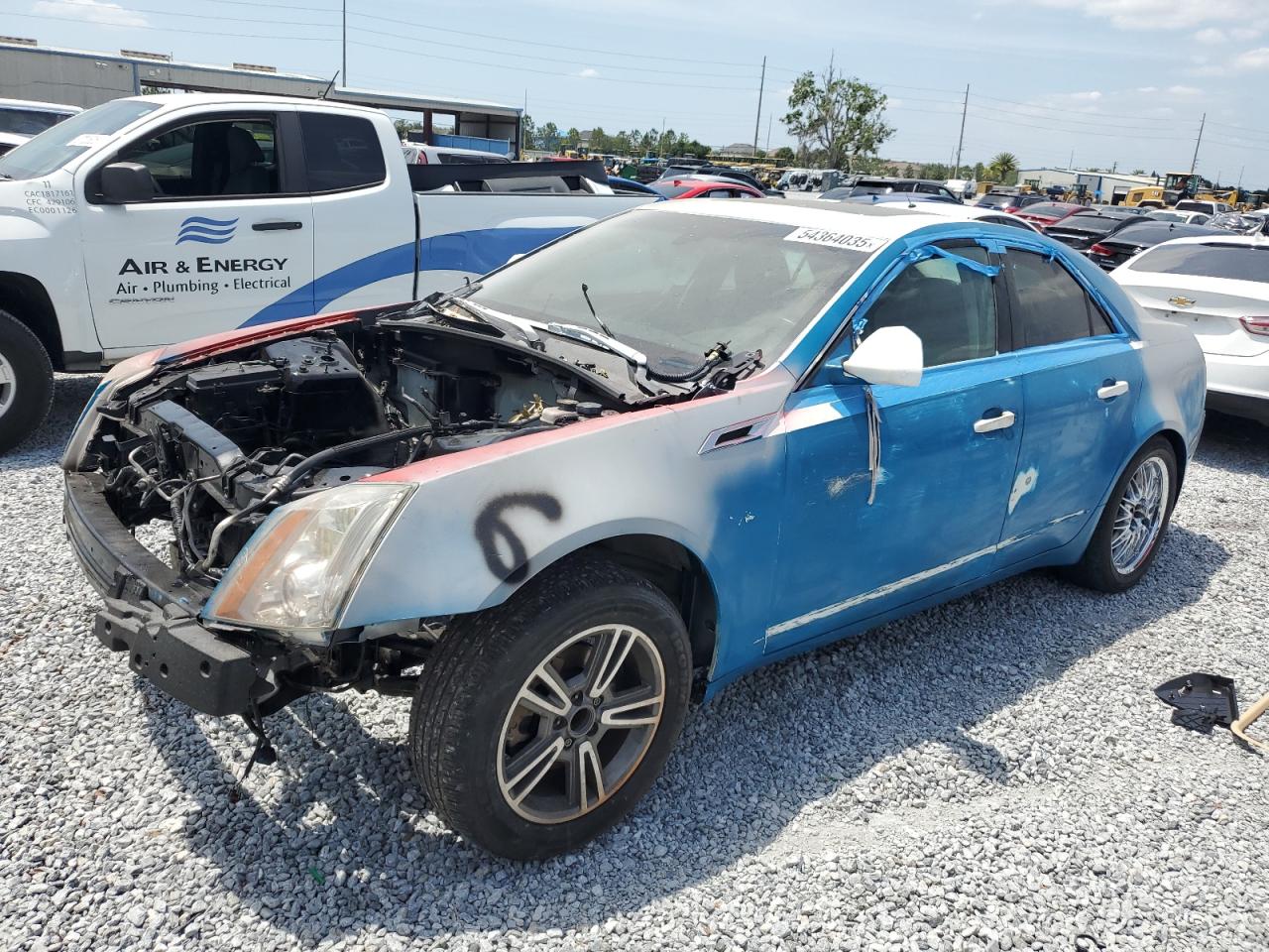 2008 Cadillac Cts Hi Feature V6 продається в Riverview, FL - Stripped