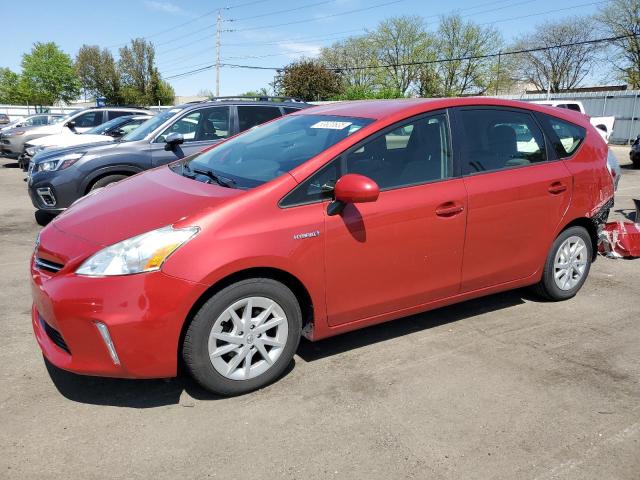  TOYOTA PRIUS 2013 Red