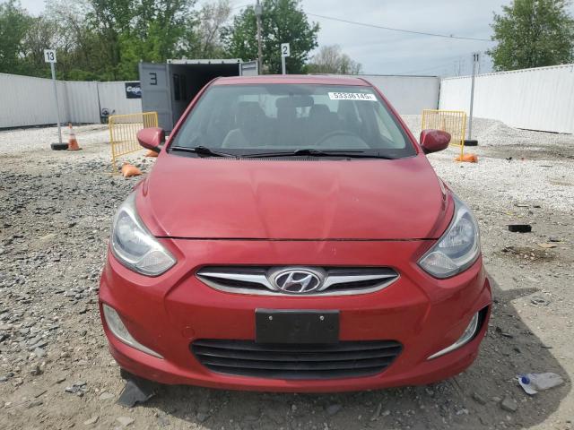  HYUNDAI ACCENT 2012 Czerwony