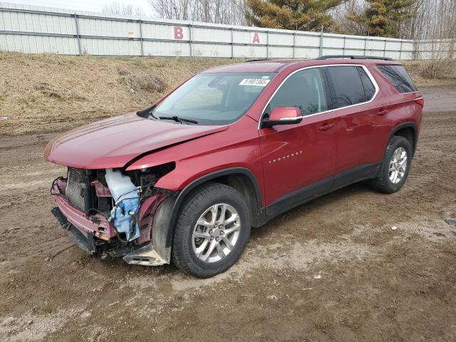  CHEVROLET TRAVERSE 2020 Czerwony