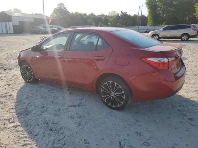  TOYOTA COROLLA 2016 Красный