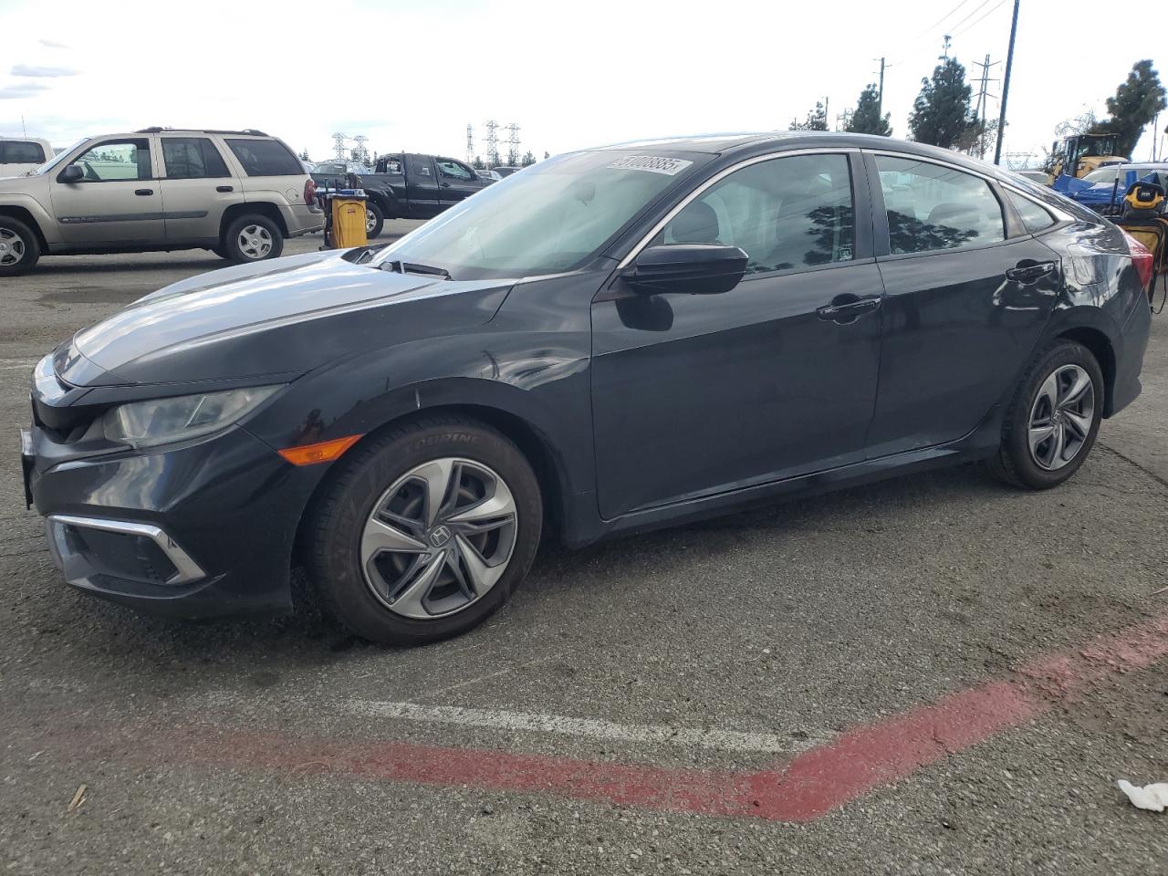 2019 Honda Civic Lx en Venta en Rancho Cucamonga, CA - Side