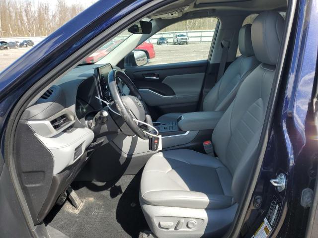  TOYOTA HIGHLANDER 2021 Granatowy