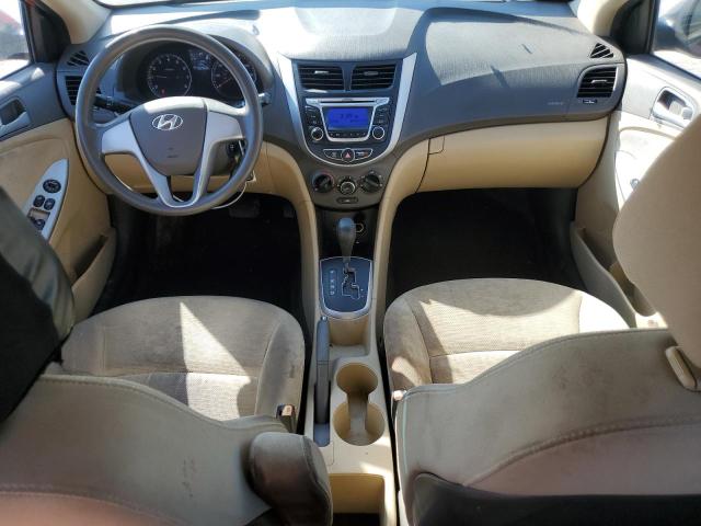  HYUNDAI ACCENT 2014 Червоний