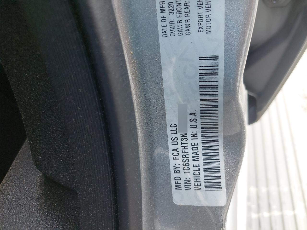 1C6SRFHT3NN212506 - 2022 Dodge RAM - #undefined