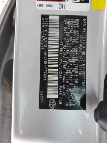 2009 TOYOTA CAMRY HYBRID  