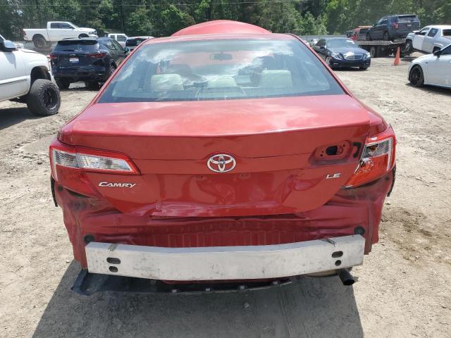 Sedans TOYOTA CAMRY 2013 Czerwony